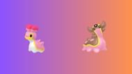 West Sea Shellos and Gastrodon in Pokemon GO (Image via The Pokemon Company)